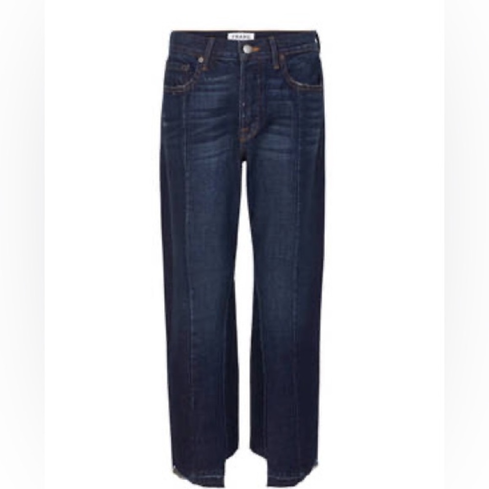 Frame Nouveau Le Mix Dstressed Denim/Noir - image 1